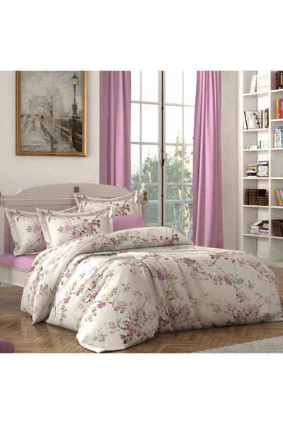 NAKKAŞİ ZARİF طقم أغطية سرير فاخر من فلاور جاردن