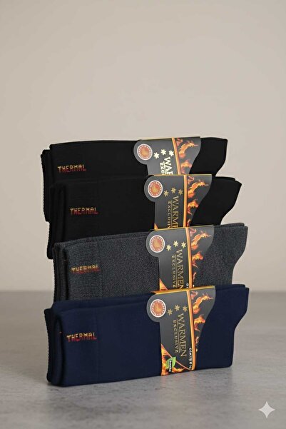 Warmen ERKEK BAMBU THERMAL ÇORAP, DİKİŞSİZ, KIŞ ŞARTLARINA KARŞI YALITIM ÖZEL...