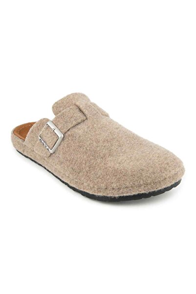 Muya Ranta 36803 Anatomical Felt Men's Slippers Beige