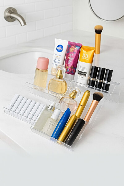 Reona Makyaj Çok Amaçlı 6'lı Ayarlanabilir Çekmece Içi Baharatlık Düzenleyicisi