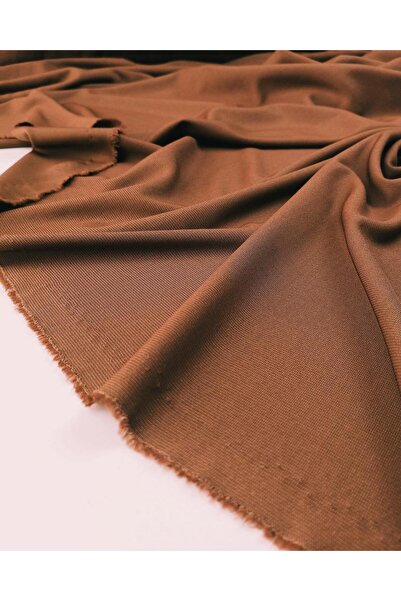 Kumaş Parça Кавовий колір трикотажна тканина Ширина: 140 см