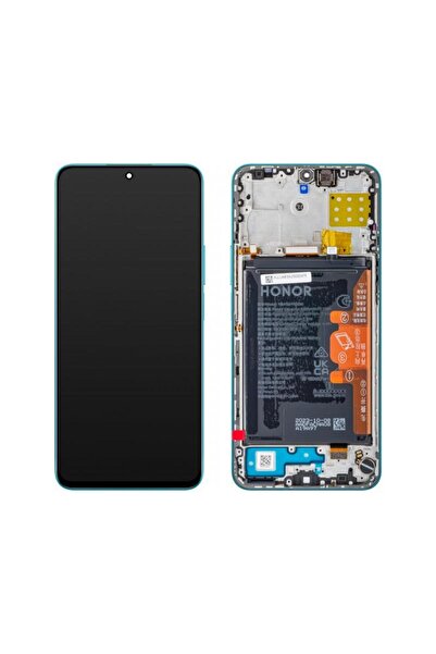 HONOR Display cu Touchscreen 90 Lite / X8a cu Rama si Acumulator Albastru (Cyan Lake) Service Pack