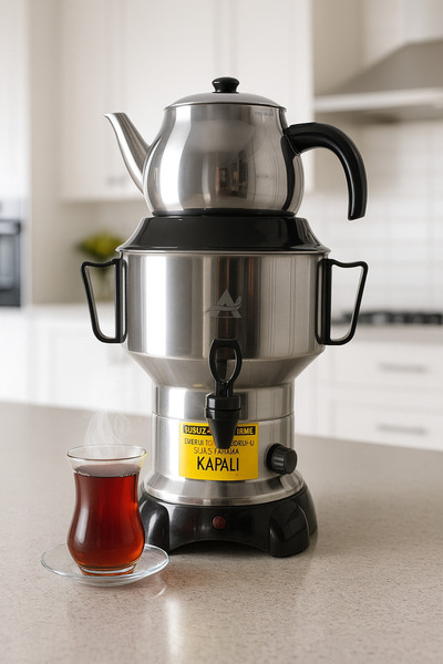 Armağan 6 Liter Tea Samovar & Tea Machine Electric Samovar