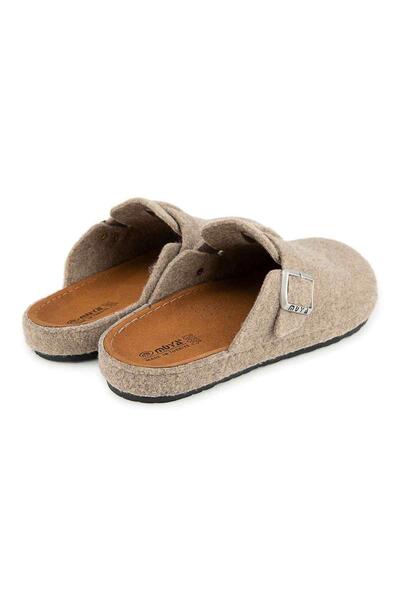Muya Ranta 36803 Anatomical Felt Men's Slippers Beige