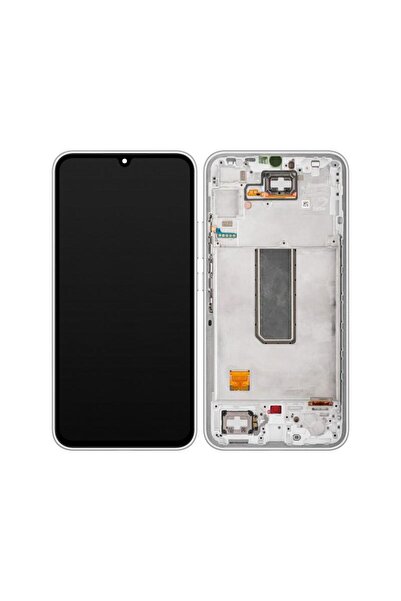 Samsung Display cu Touchscreen Galaxy A34 A346 cu Rama Argintiu Service Pack GH82-31200B