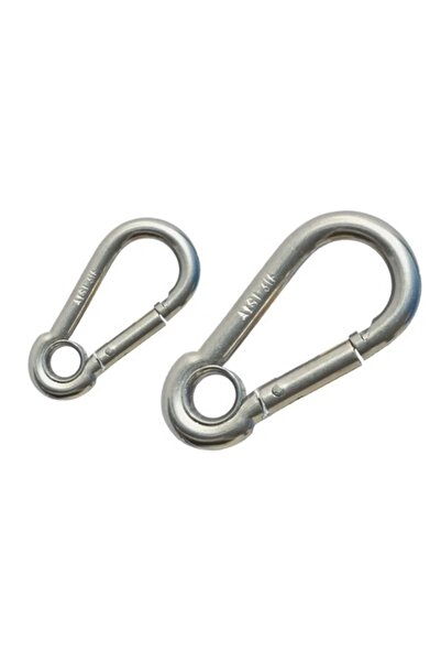 GFN Cârlig cu arc din oțel inoxidabil AISI 316 cu ochi