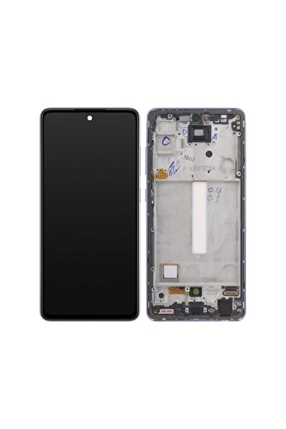 Samsung Ecran tactil Galaxy A52 5G A526 / A52 A525 cu Rama Violet Service Pac...