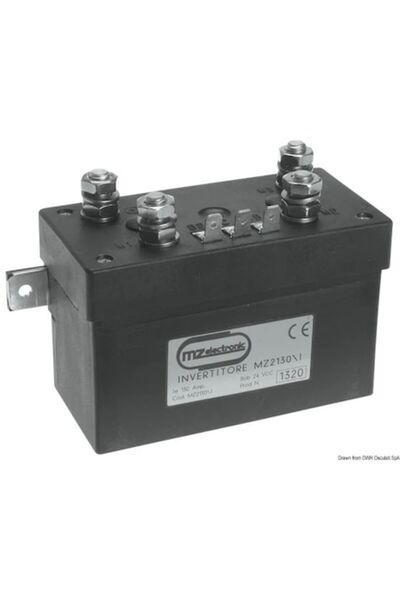 TNG Outdoor Motor Control Inverter 12/24V, Control Box, 130 x 70 x 120 mm, 1700/2300 W, 3-Pole Motor