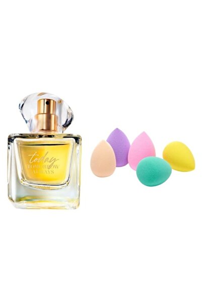 AVON Set of Today 50 ml eau de parfum and 5 foundation application sponges,