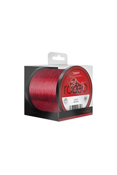 DELPHİN RODEO Monofilament Fishing Line Red 1200 m - 0.25 mm - 5.4 Kg