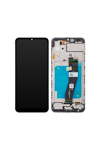Samsung Display cu Touchscreen Galaxy A03s A037 cu Rama Versiune G Negru Service Pack GH81-21233A