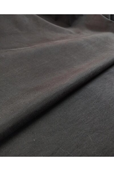 Kumaş Parça Țesătură de in laminat cu bumbac moale în culoarea neagră (lățime...