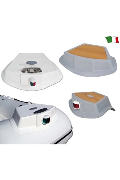 GFN Reinforced Bow Plate for Inflatable Boats, White, Rubber, Diameter 350-650 mm