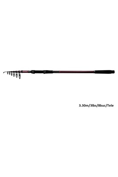 DELPHİN Lansetă telescopică Taiga NXT 3,30 m 1,3 kg, 8 secțiuni