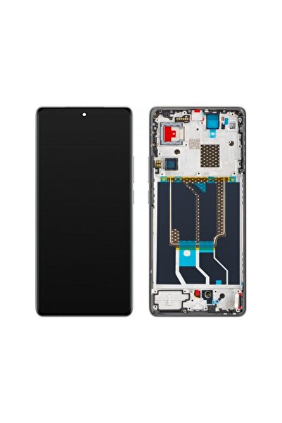 realme Display cu Touchscreen GT 6T cu Rama Argintiu (Fluid Silver) Service P...