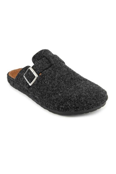 Muya Ranta 36803 Anatomical Felt Men's Slippers Smoked