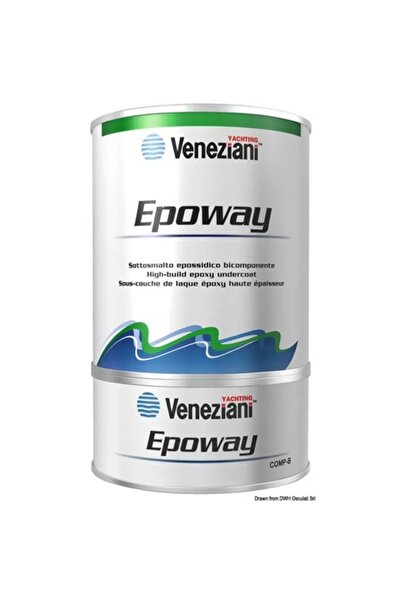 OSCULATI Grund epoxidic Veneziani Epoway, alb, 600 ml - Anti-coroziv