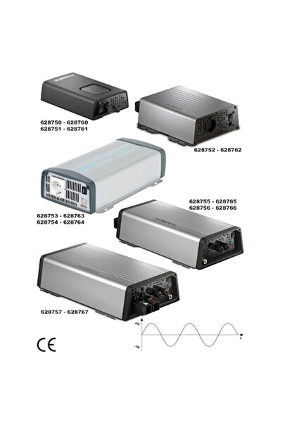 Waeco Invertor SinePower DSP 24V, 21-32V, 2.1-1.1 Amperi, 1300W