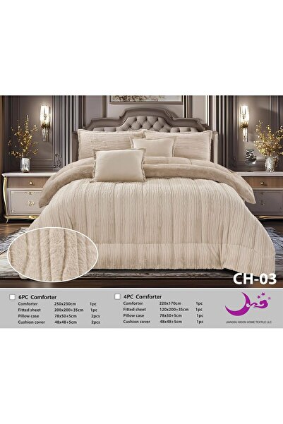 Moon Winter bedspread from Kam Fort, one and a half person size, 4 pieces, with double-sided filling