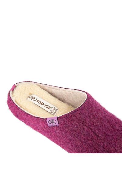 Muya İontas 36900 Anatomical Felt Women's Slippers Fuchsia