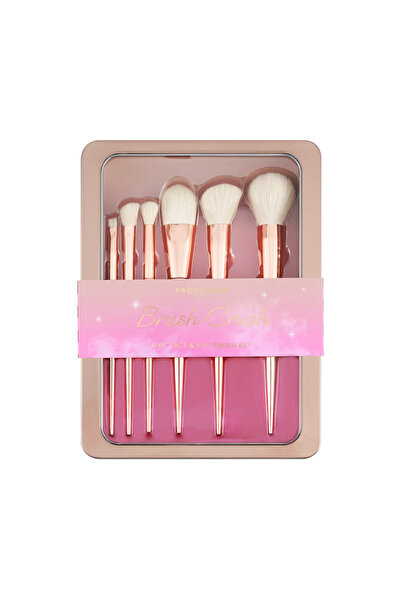 PROFUSION COSMETICS Set of 6 brushes for face and eye makeup, Brush Crush, Profusion, 6 items