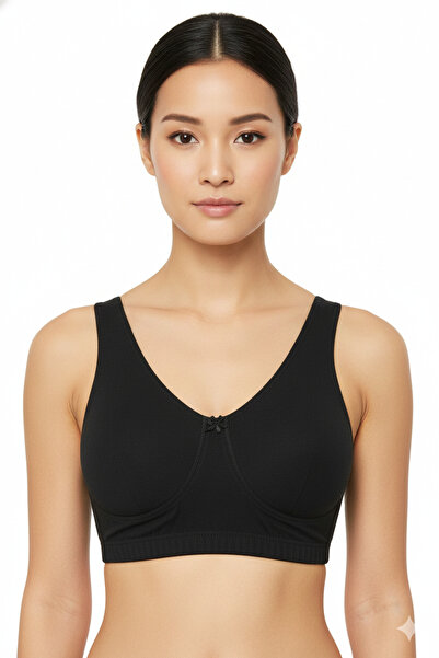 EBRULİ LİNGERİE قميص نصف داخلي من القطن الممشط لامبادا