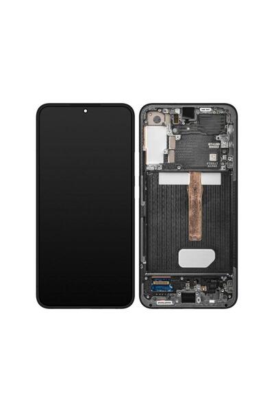 Samsung Ecran cu ecran tactil Galaxy S22+ 5G S906 cu Rama Gri Service Pack GH...