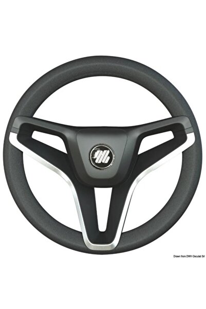 OSCULATI Volan Ultraflex Portofino 350mm, Negru