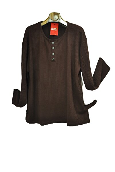 elma abone Super Battal Bamboo Twist Winter Mother Combed Cotton Blouse