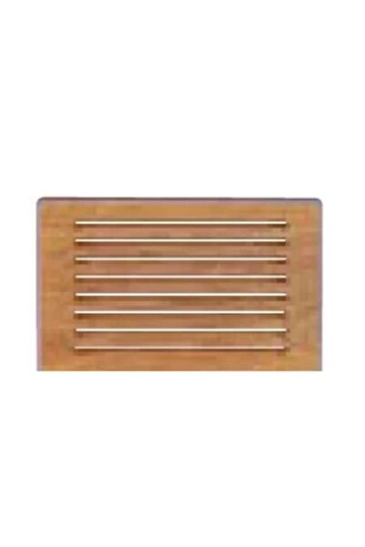 OSCULATI ARC Teak Wood Protective Front Panel, 200x100 mm, Suitable for Fridge Bases, Ventilation Ducts, Cabi