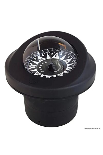 OSCULATI Πυξίδα Riviera BU 4 ιντσών με βαθιά βάση, μοντέλο BU3 4 ιντσών