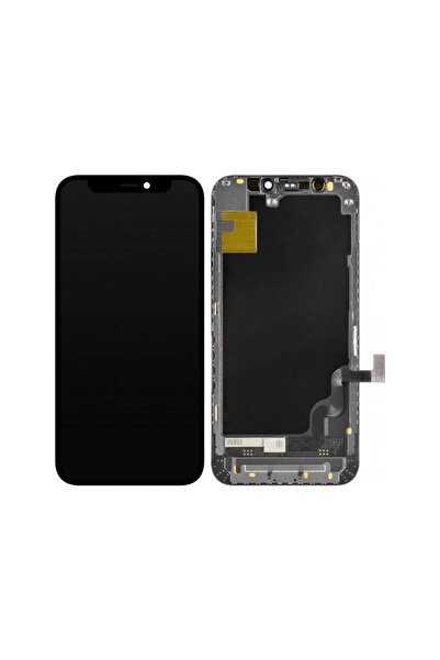 ZY Display cu Touchscreen pentru Apple iPhone 12 mini cu Rama Versiune LCD In-Cell Negru