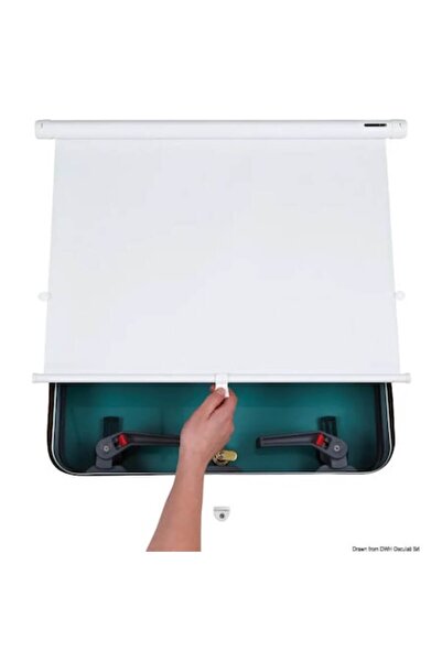 TNG Outdoor Rolă Dometic Oceanair 360 pentru trape și hublouri, material textil alb opac, instalare ușoară