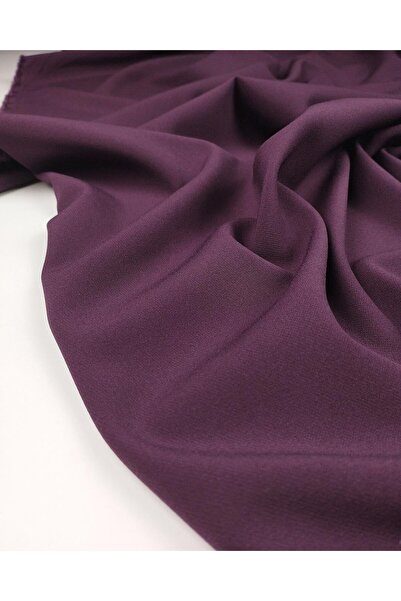 Kumaş Parça قماش كريب بورجوندي داكن (العرض 140 سم × الطول 280 سم)