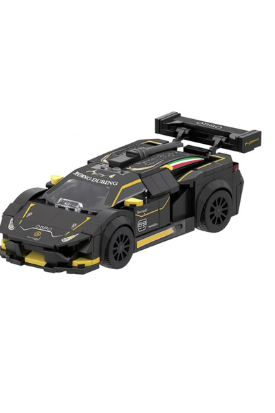 creativ blocks Black racing car building block set, 272 pieces, difficulty 3/5, 6 years+