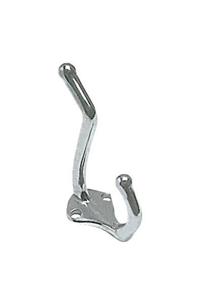 OSCULATI Γυαλισμένος γάντζος ρούχων από ανοξείδωτο ατσάλι 40x26x70 mm,