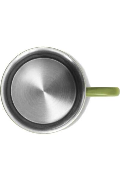 DELPHİN Classic camping mug, stainless steel, double-wall insulation, 300 ml