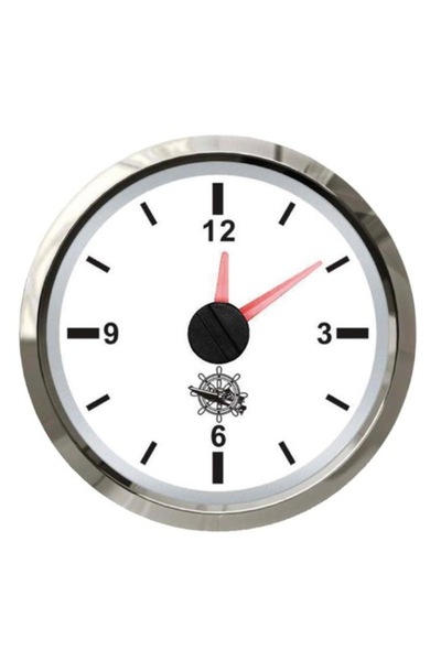 OSCULATI Ceas cu cuarț - Alb lucios