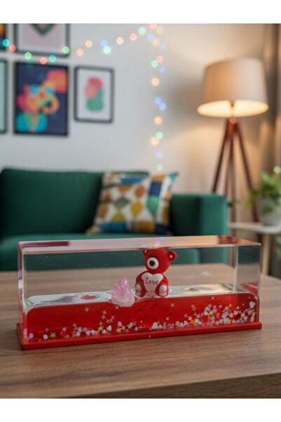 Liva Home Ev Aksesuarları Batmayan Sevimli Ayıcık Kırmızı - Sulu Biblo