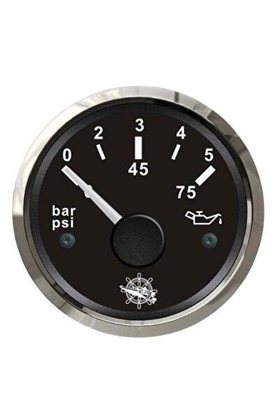 OSCULATI Manometru presiune ulei 0/5 bar negru/lucios,