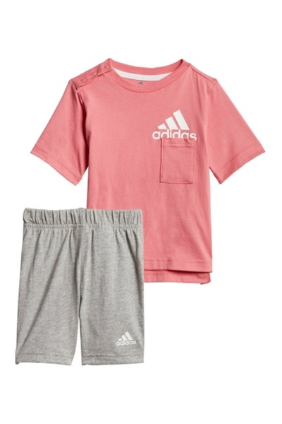 adidas cotton T-shirt and shorts set