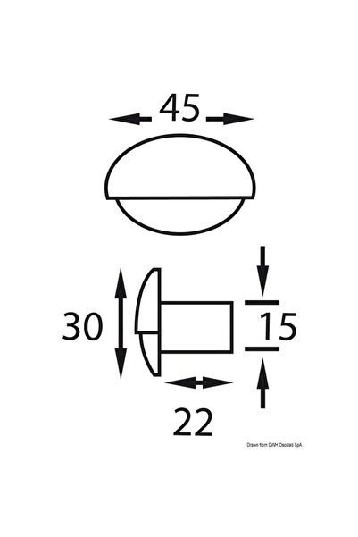 TNG Outdoor Steeplight LED Courtesy Light - Chrome Body, Blue