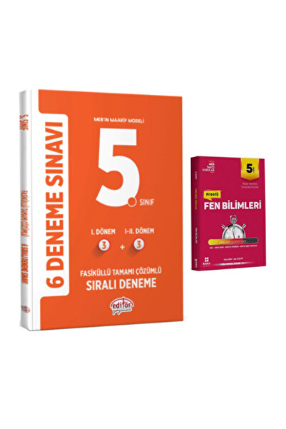 Editör Yayınevi MEB Maarif Modeli 5. Sınıf Deneme Sınavı