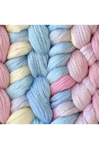 Novinqa 3 Boyutlu Renkli İplikler Desenli Baskılı Kumaş