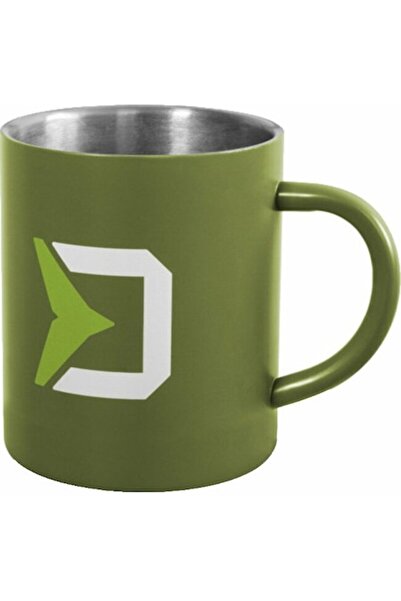 DELPHİN Classic camping mug, stainless steel, double-wall insulation, 300 ml