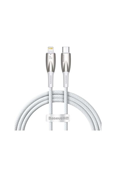 Baseus USB-C - Lightning Glimmer Series 20W Charging and Data Cable 1m White CADH000002