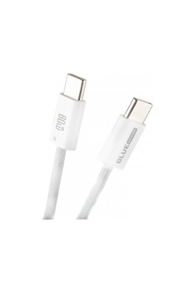 Blue Power Cablu Date si Incarcare USB-C - USB-C NB-Q273 60W 1m Alb