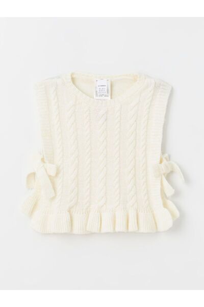 LC Waikiki Lcw Kids Crew Neck Knitwear Girls' Sweater