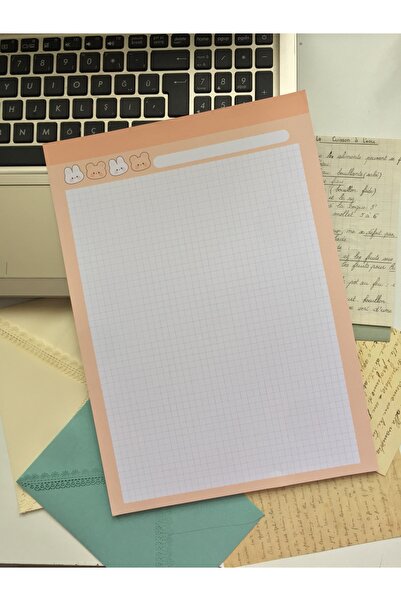 LaCerdaDizayn A4 Ayıcıklı Notepad, Memopad, Not Defteri
