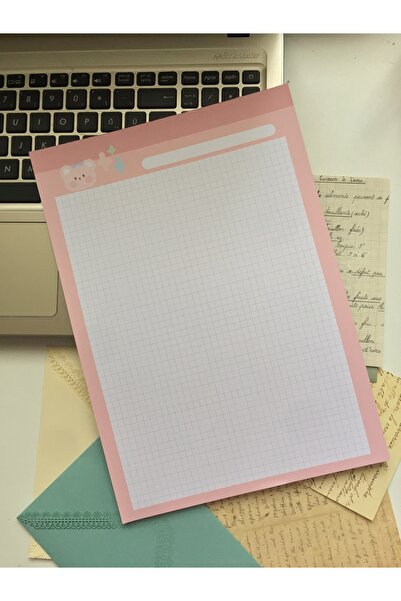 LaCerdaDizayn A4 Ayıcıklı Notepad, Memopad, Not Defteri